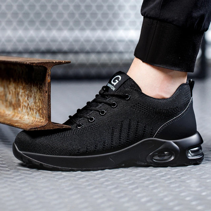 TANRDON Steel Toe Safety Boots – Indestructible Work Sneakers for Men