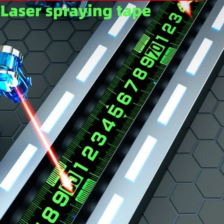 SmartGearPros Self-Locking Metric Measuring Tape – High Precision, Wear-Resistant, Fluorescent Steel Ruler (3M/5M/10M)