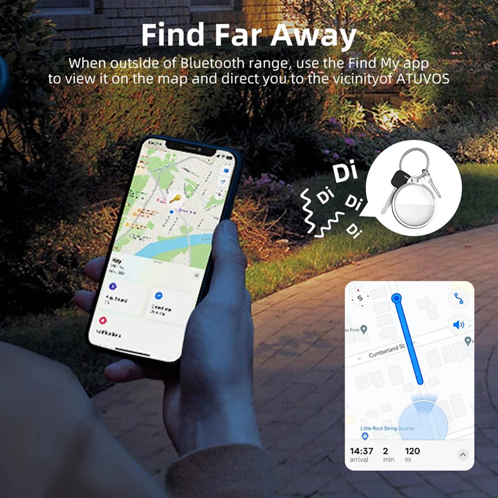 SmartGearPros Mini Tag Tracker for Apple – Bluetooth Anti-Lost Locator for Keys, Kids, Pets & Bags (iOS Compatible)