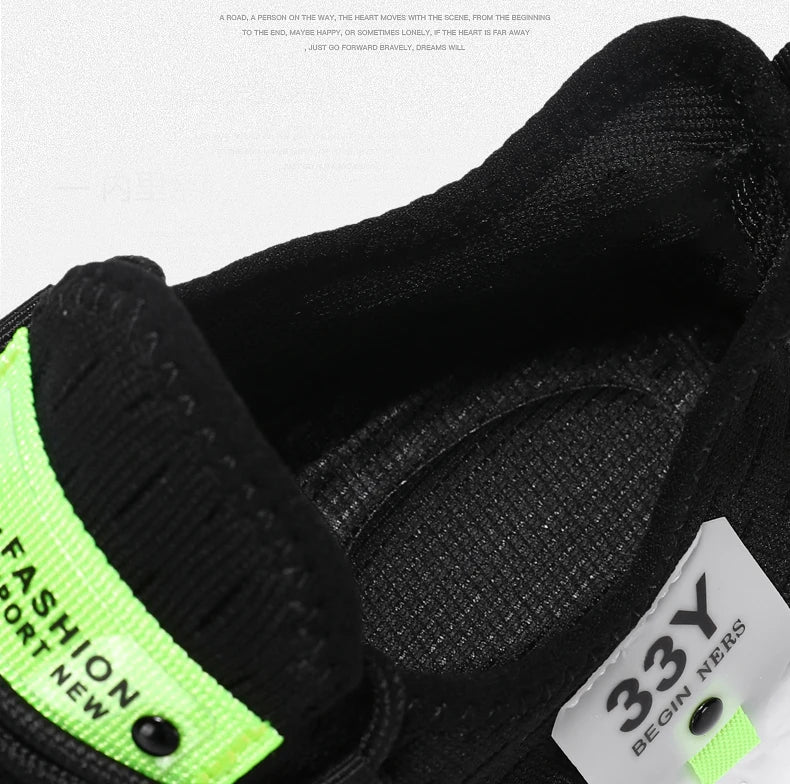 Model walking in sneakers during workout session