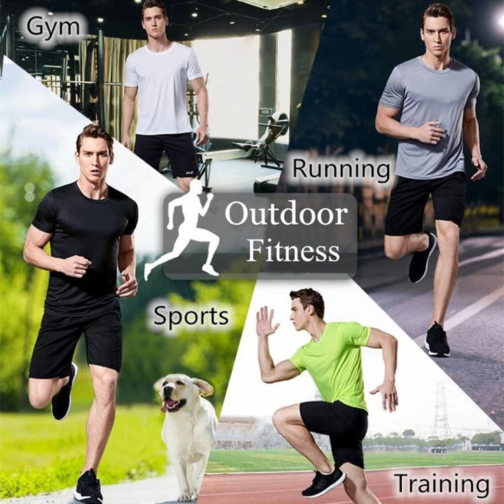 SmartGearPros Men's Quick Dry Short Sleeve – Lightweight, Moisture-Wicking Activewear Tee