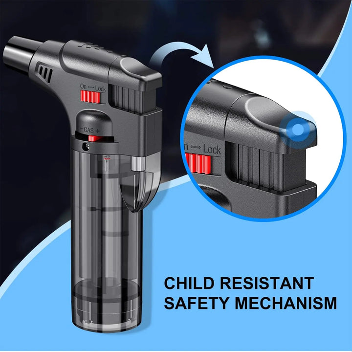 SmartGearPros Torch Lighter - Refillable Jet Flame Butane Lighter