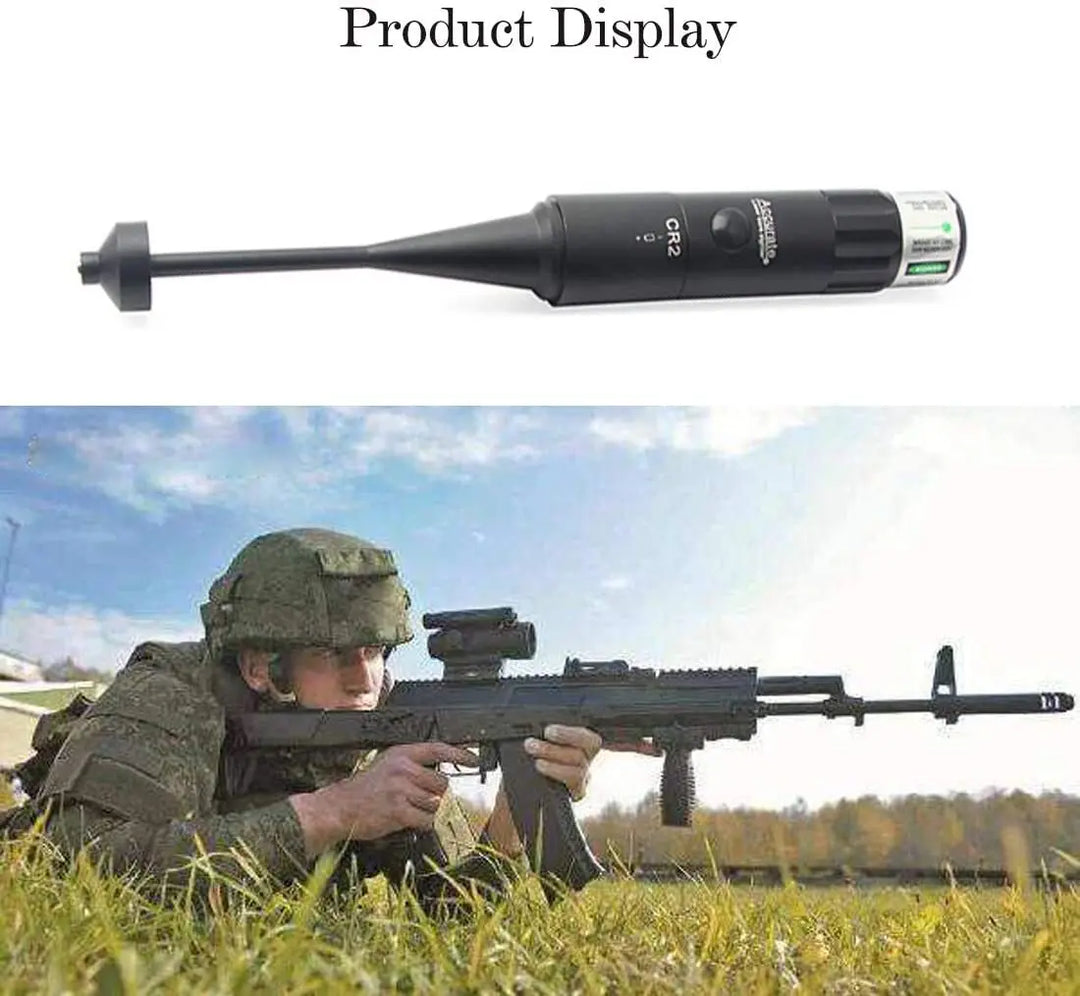 SmartGearPros Green Laser BoreSighter Kit - .177 to .50 Caliber Rifles & Handguns