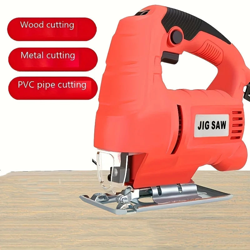 SmartGearPros 710W Electric Jig Saw – 6-Speed Adjustable Cutter for Wood, Metal & DIY Projects