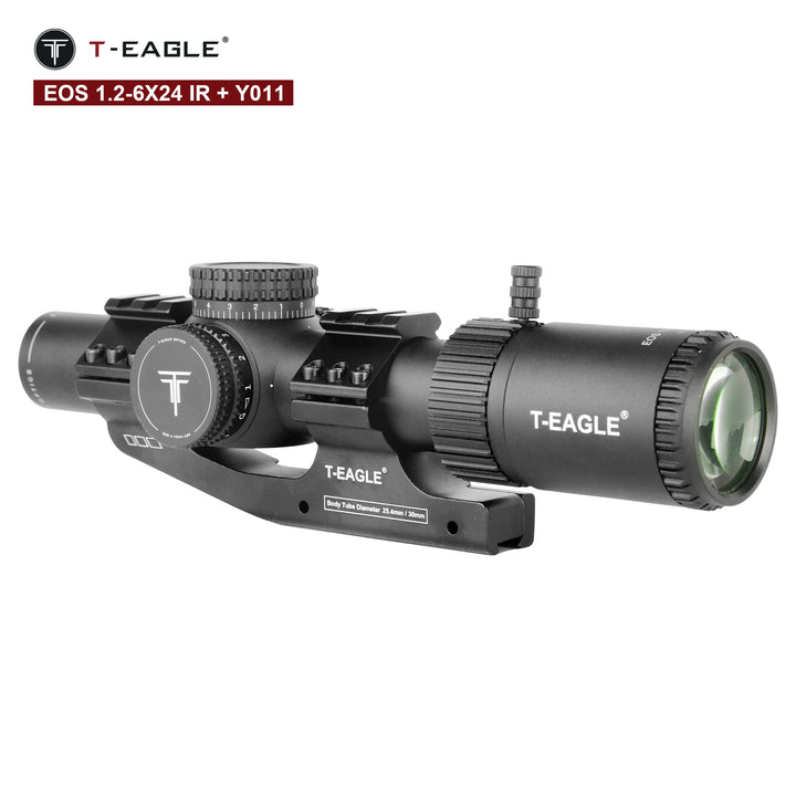 SmartGearPros T-EAGLE EOS 1.2-6 X24 IR Tactical LPVO Riflescope - Hunting Optical Collimator Air Gun