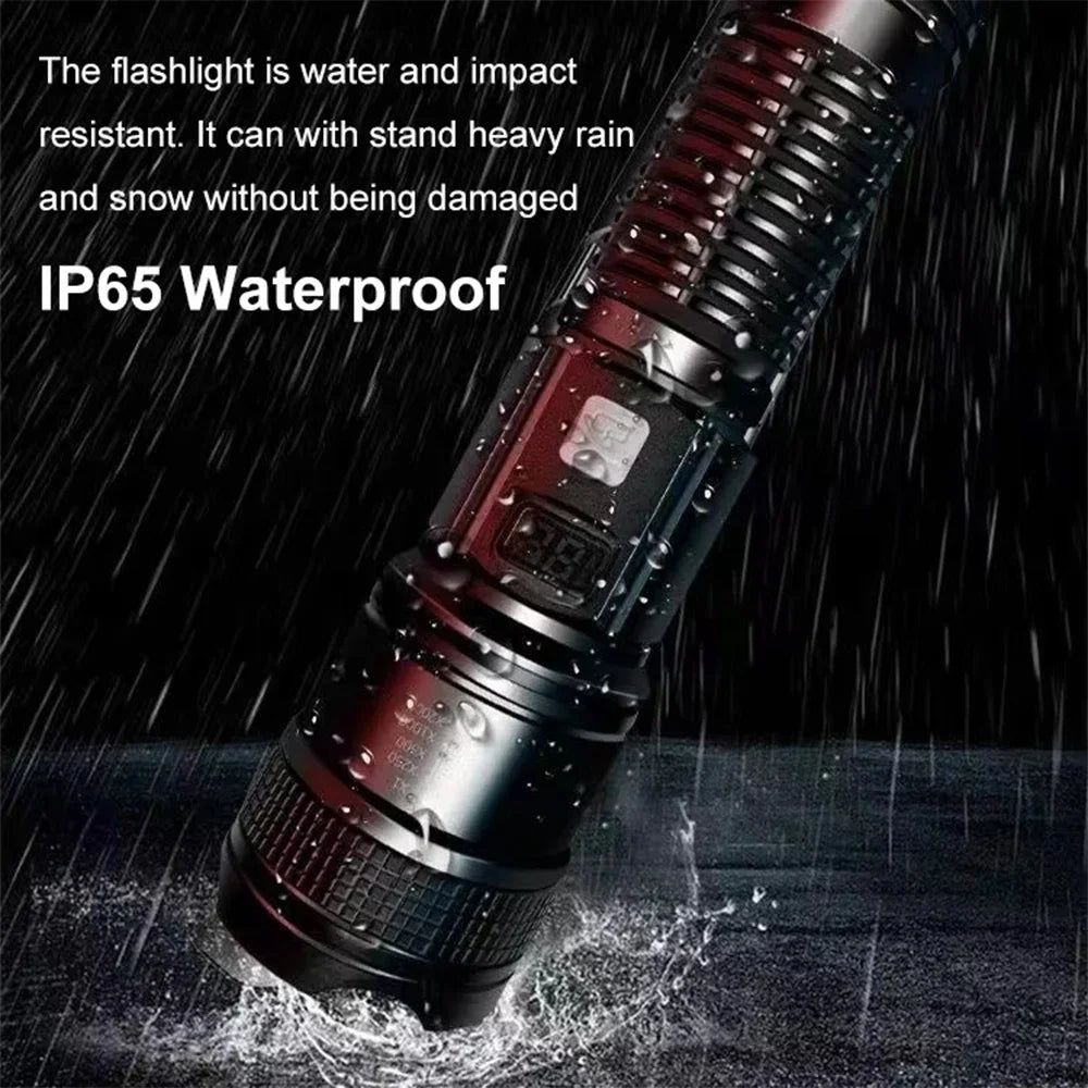 SmartGearPros 1,600,000 LM Super Bright Flashlight – USB Rechargeable, Long-Range Tactical Torch for Camping & Emergencies