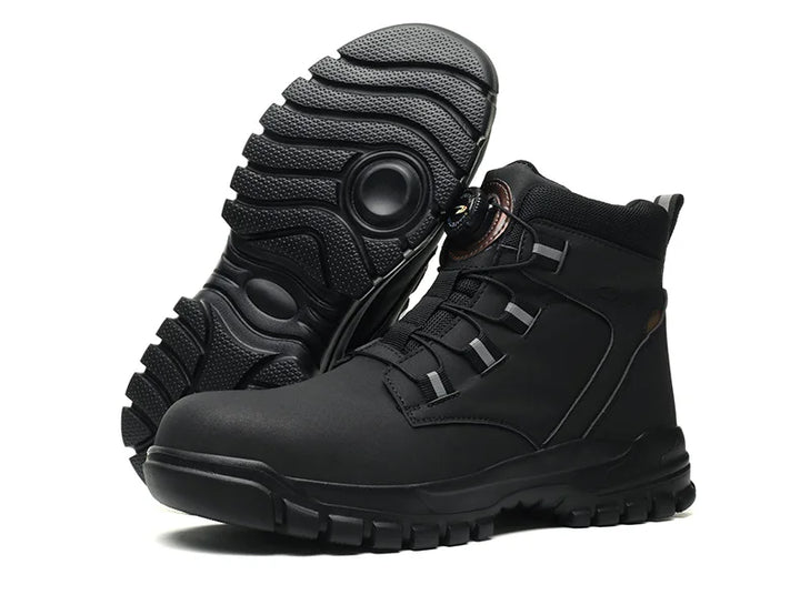 SmartGearPros Indestructible Steel-Toe Boots – Waterproof Safety Footwear for Rugged Work & Weather