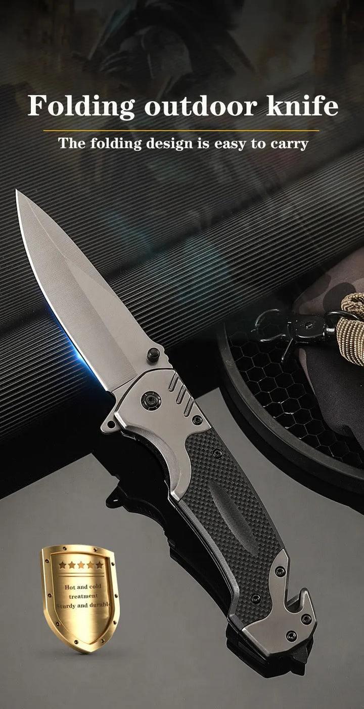 Tactical Folding Knife – Stainless Steel Survival & Camping Blade