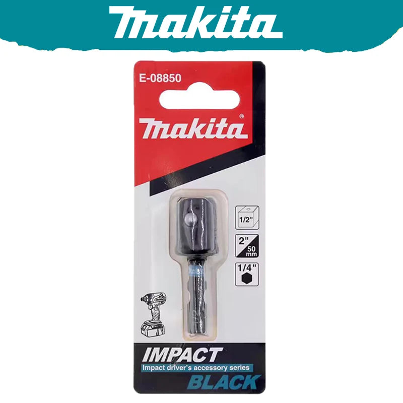 Makita E-08850 Impact Socket Adaptor – 1/2" Drive to 1/4" Hex Shank