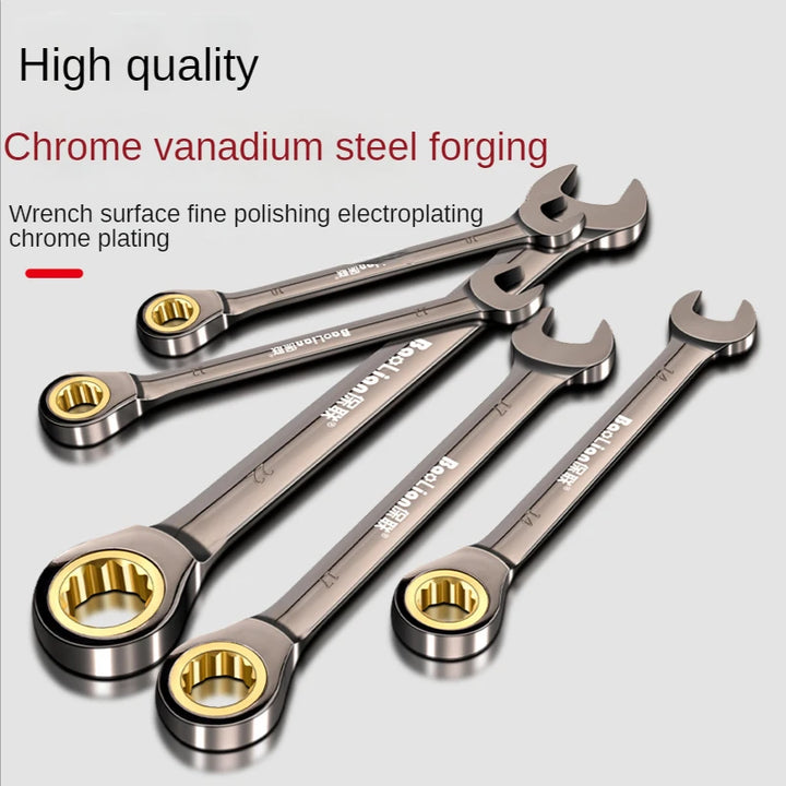 LIXIU Adjustable Torx Wrench – 8-22mm Ratchet Spanner Multi-Tool