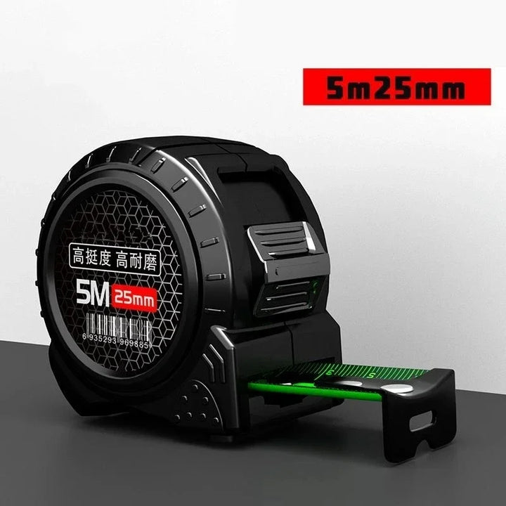 SmartGearPros Self-Locking Metric Measuring Tape – High Precision, Wear-Resistant, Fluorescent Steel Ruler (3M/5M/10M)