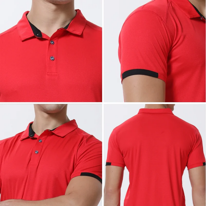 SmartGearPros Quick-Dry Polo – Lightweight Lapel Shirt for Sports & Summer Style