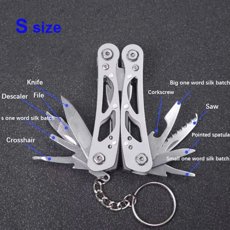 SmartGearPros Folding Multi-Tool – Pliers, Knife, Screwdriver & More in Pocket-Size Stainless Steel Kit