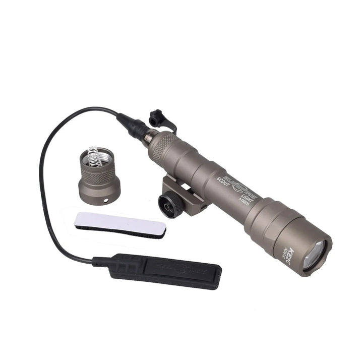 SmartGearPros Tactical SureFire M600 Weapons Flashlight - Hunting Scout Torch for AR15 Rifle with Button Remote