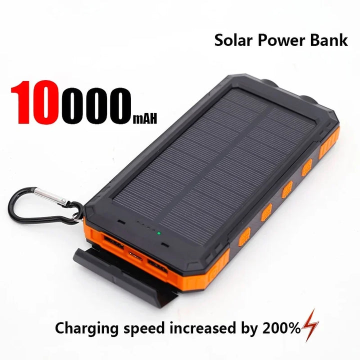 SmartGearPros Solar Titan – 50000mAh Solar Power Bank for Outdoor, Emergency & Everyday Power