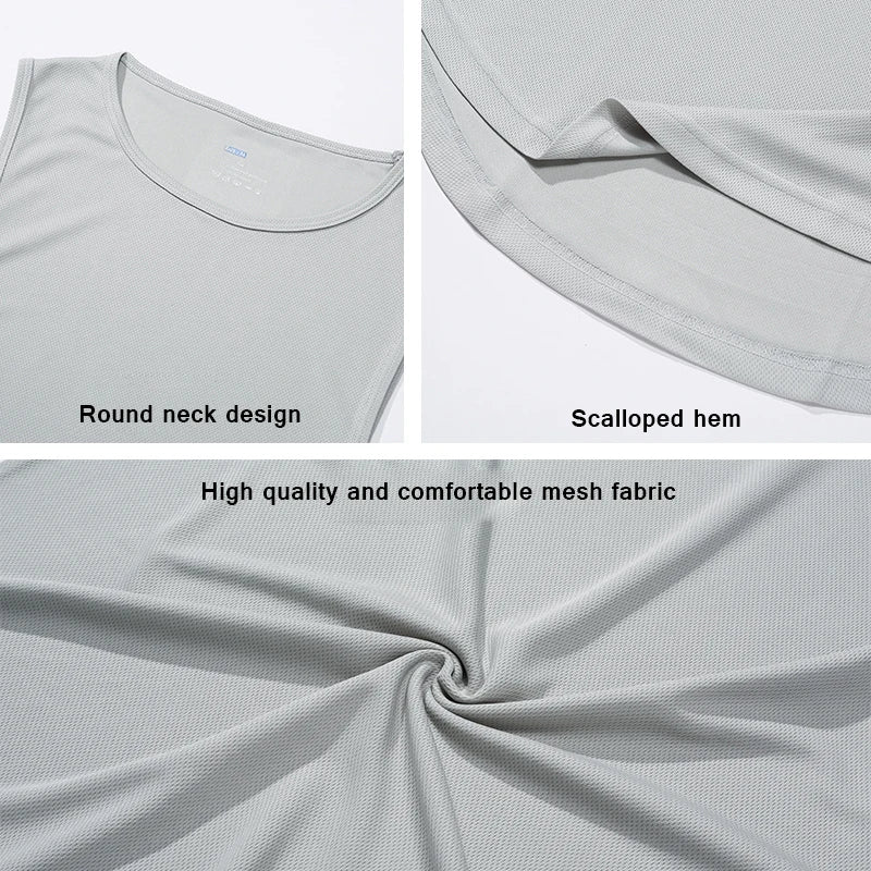 SmartGearPros Men's Gym Tank – Breathable, Sleeveless Muscle Tee for Summer Workouts