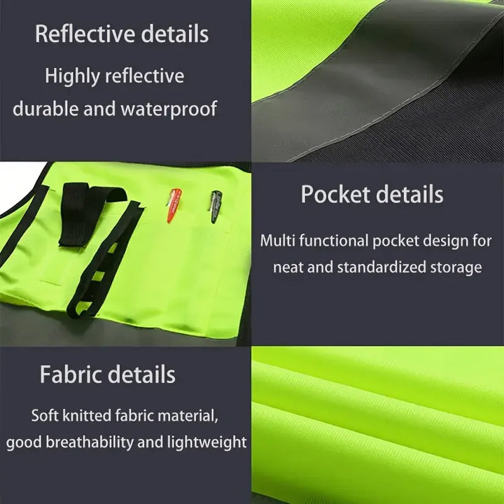 SmartGearPros Mesh Safety Vest – Breathable Reflective Gear for High-Visibility Work