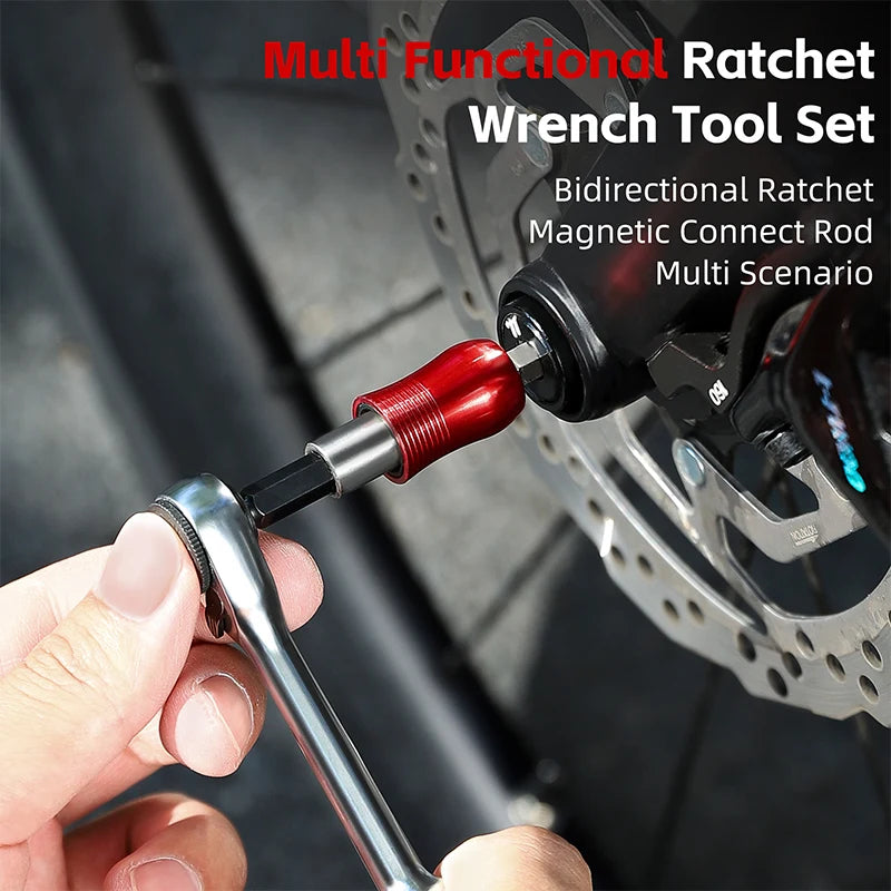 Full set layout including bits and compact case