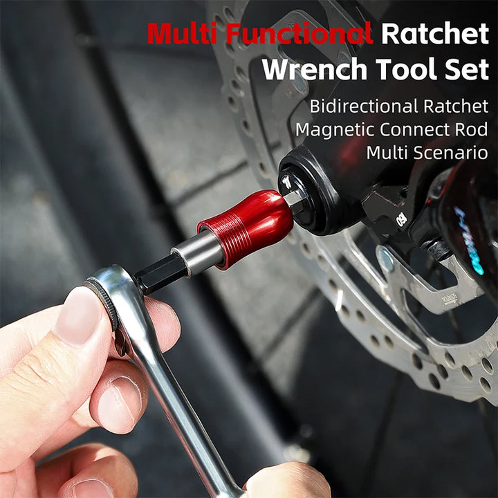 Full set layout including bits and compact case