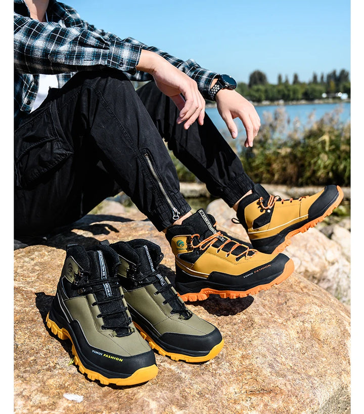 Work Boots Steel Toe Safety Shoes Men Women Anti Smash Work Shoes Sneakers Lightweight Safety Shoes Men Indestructible Boots product image showing features or usage