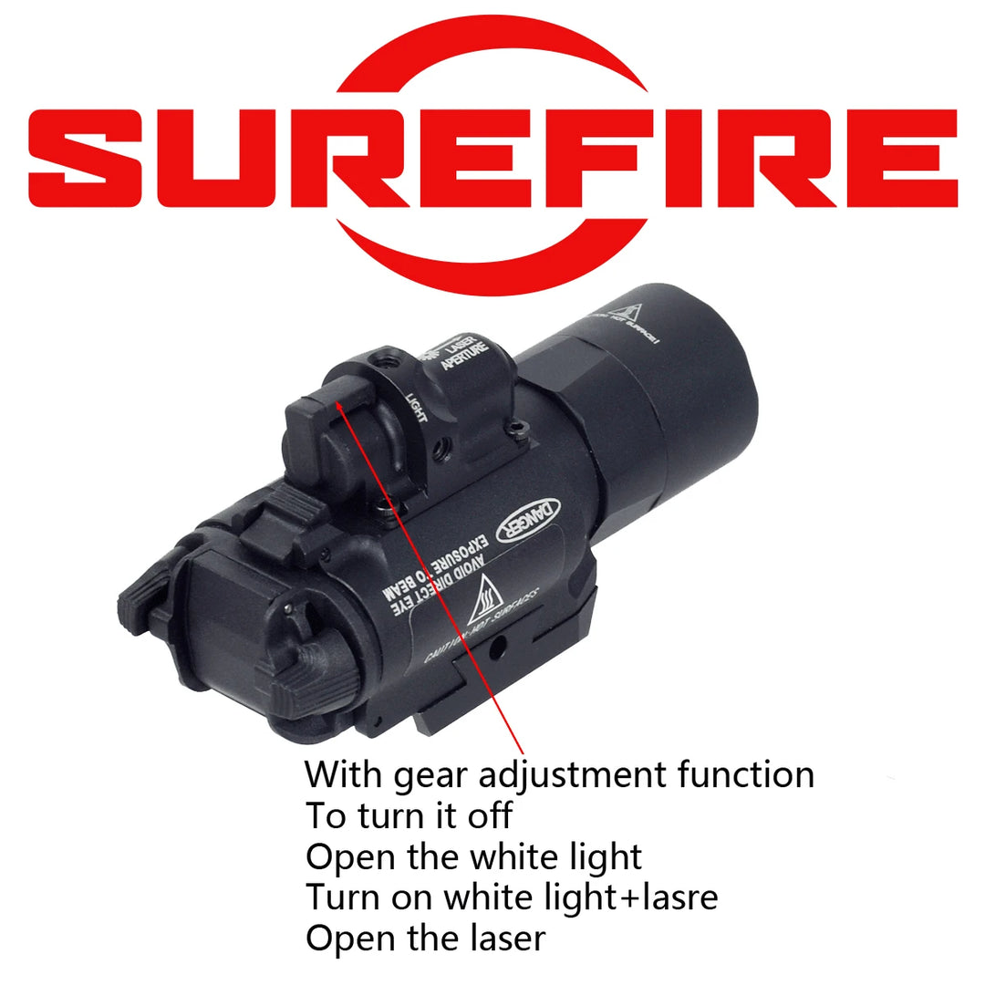 SmartGearPros Tactical SureFire M600 Weapons Flashlight - Hunting Scout Torch for AR15 Rifle