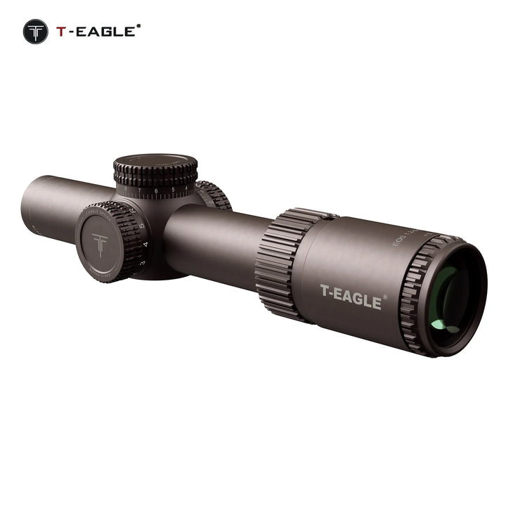 SmartGearPros T-EAGLE EOS 1.2-6 X24 IR Tactical LPVO Riflescope - Hunting Optical Collimator Air Gun