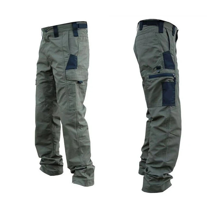SmartGearPros Men's Rugged Work Pants – Multi-Pocket, Wear-Resistant, Heavy-Duty Straight-Leg Design