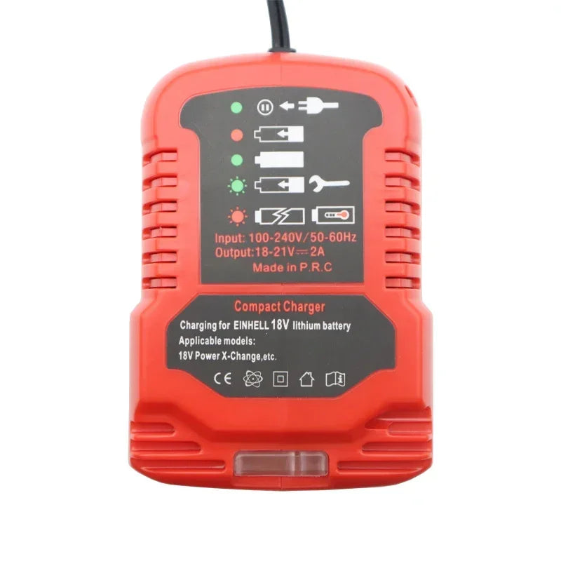 SmartGearPros Mini Li-ion Battery Charger - 12V/24V Portable Multi-Plug Power Adapter