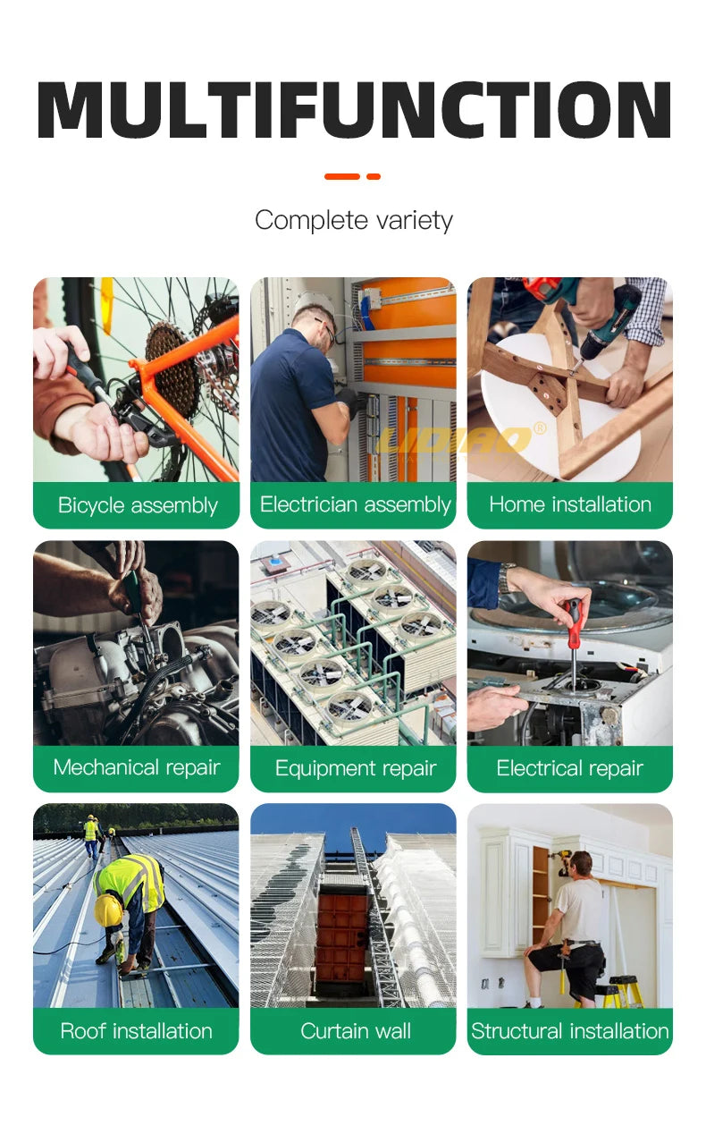 Lidiao 35Pcs Screwdriver Drill Bit Set Magnetic Bit Hexagon Socket Set With Included Storage Case Multifunction Repair Tool Kit product image showing features or usage