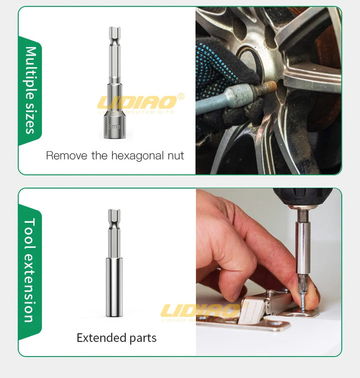 Lidiao 35Pcs Screwdriver Drill Bit Set Magnetic Bit Hexagon Socket Set With Included Storage Case Multifunction Repair Tool Kit product image showing features or usage