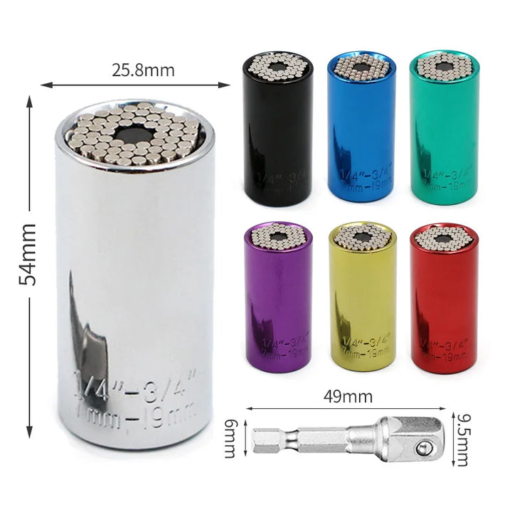 SmartGearPros Torque Drill Adapter Kit – Universal Power Wrench & Ratchet Set for DIY, Auto, & Shop Use