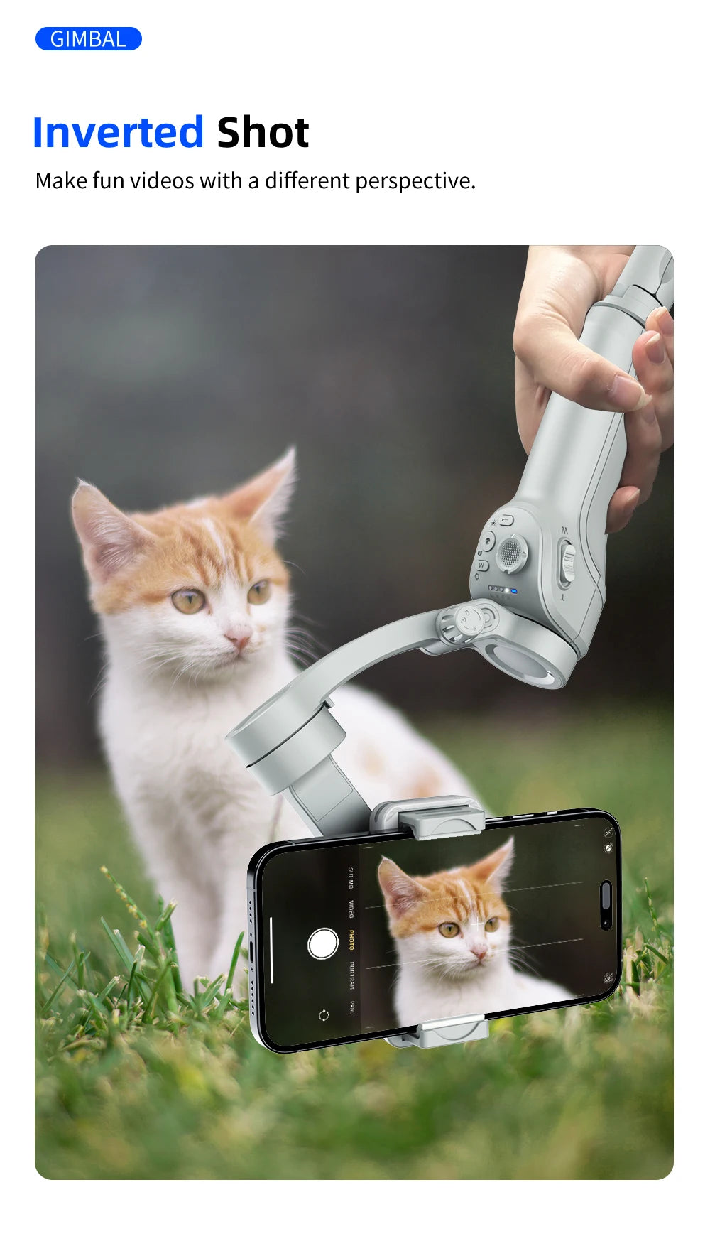 SmartGearPros 3-Axis Smartphone Gimbal – TOKQI M01 Handheld Stabilizer with Anti-Shake Tech & Add-On Options