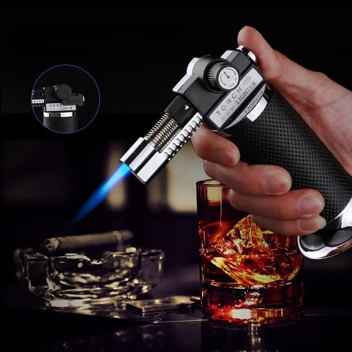 SmartGearPros Windproof Gas Lighter – High-Capacity BBQ & Kitchen Cooking Torch