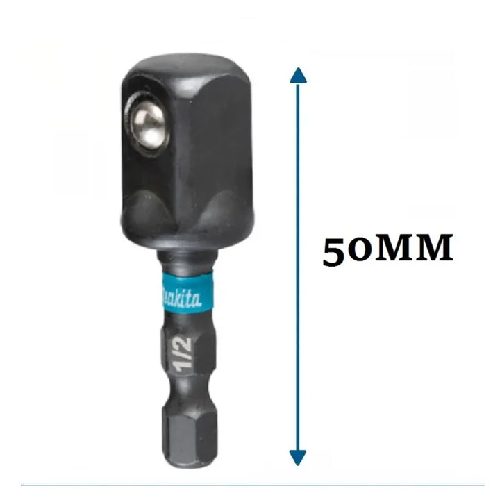 Makita E-08850 Impact Socket Adaptor – 1/2" Drive to 1/4" Hex Shank