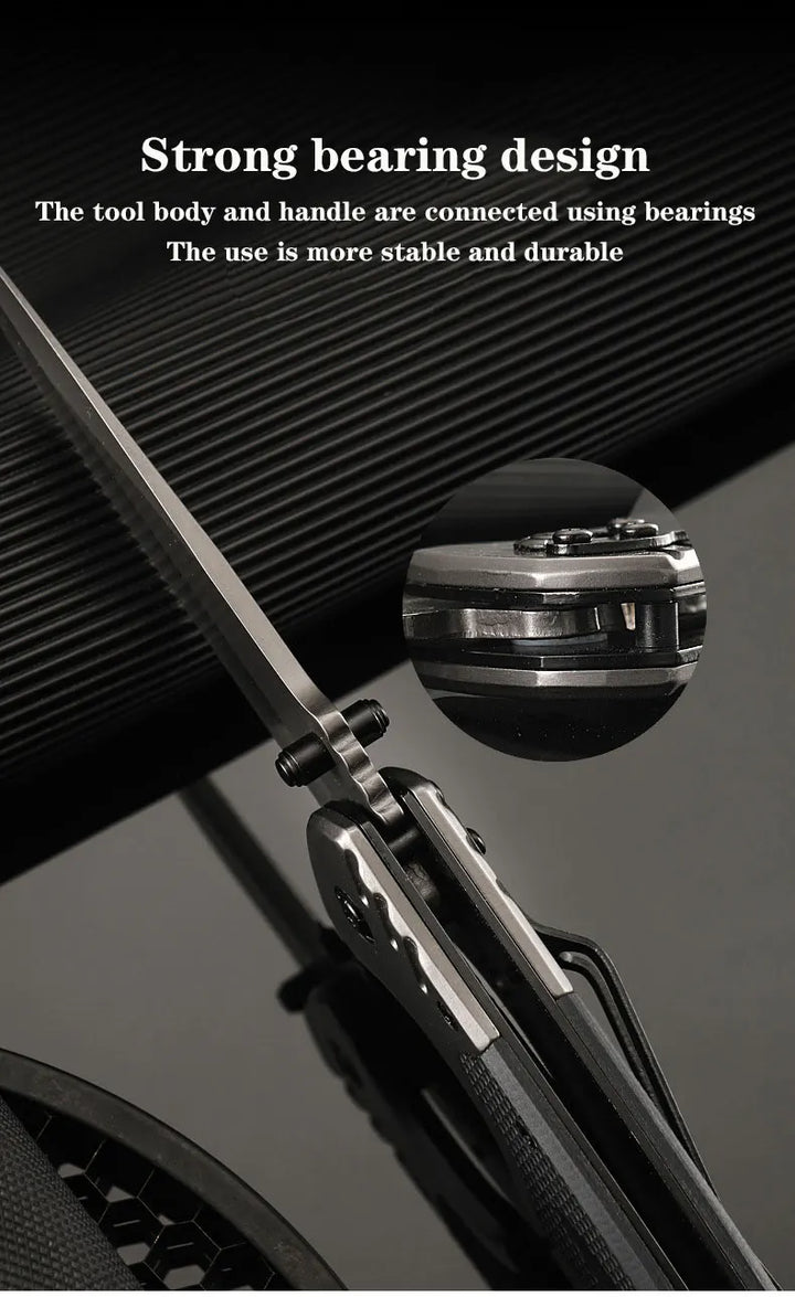 Tactical Folding Knife – Stainless Steel Survival & Camping Blade