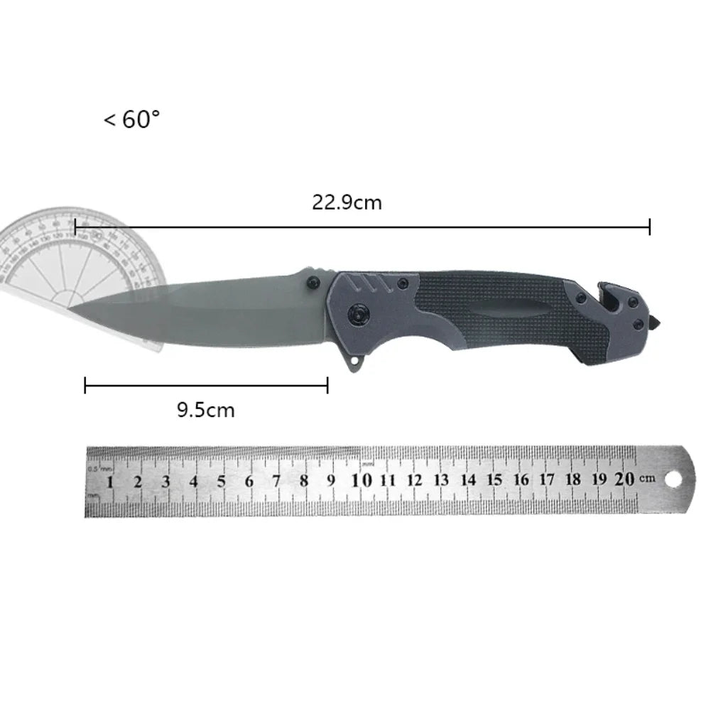 Tactical Folding Knife – Stainless Steel Survival & Camping Blade