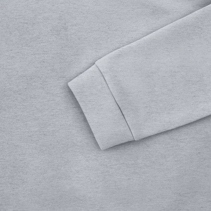 Men's Heavy Fleece Sweater - Half-Zip Stand Collar Pullover