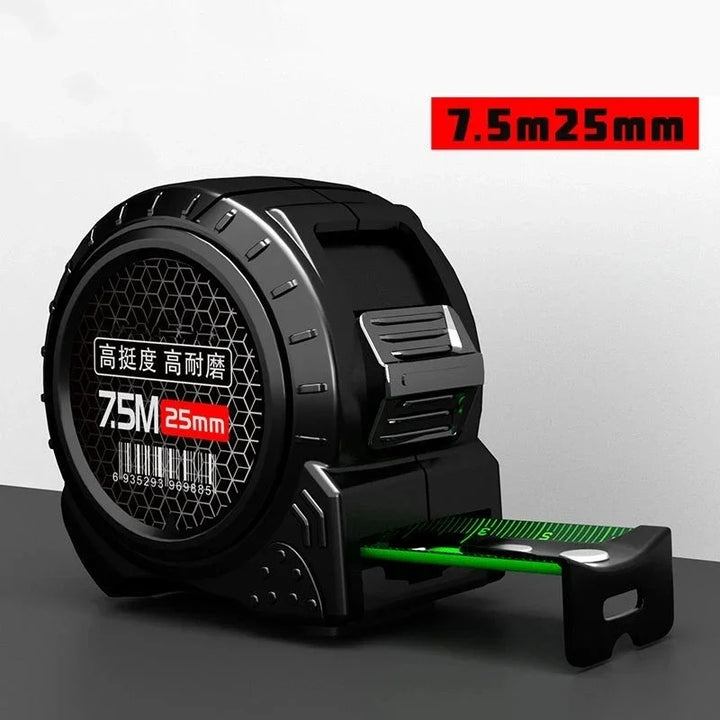 SmartGearPros Self-Locking Metric Measuring Tape – High Precision, Wear-Resistant, Fluorescent Steel Ruler (3M/5M/10M)