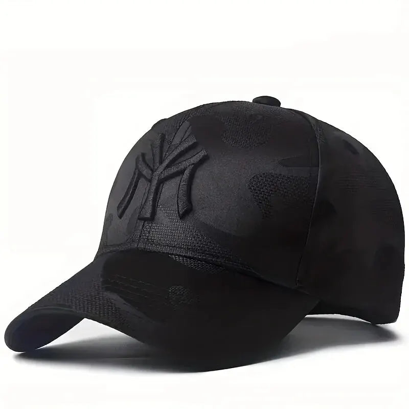 SmartGearPros Camo Letter Cap - Rugged Embroidered Baseball Hat