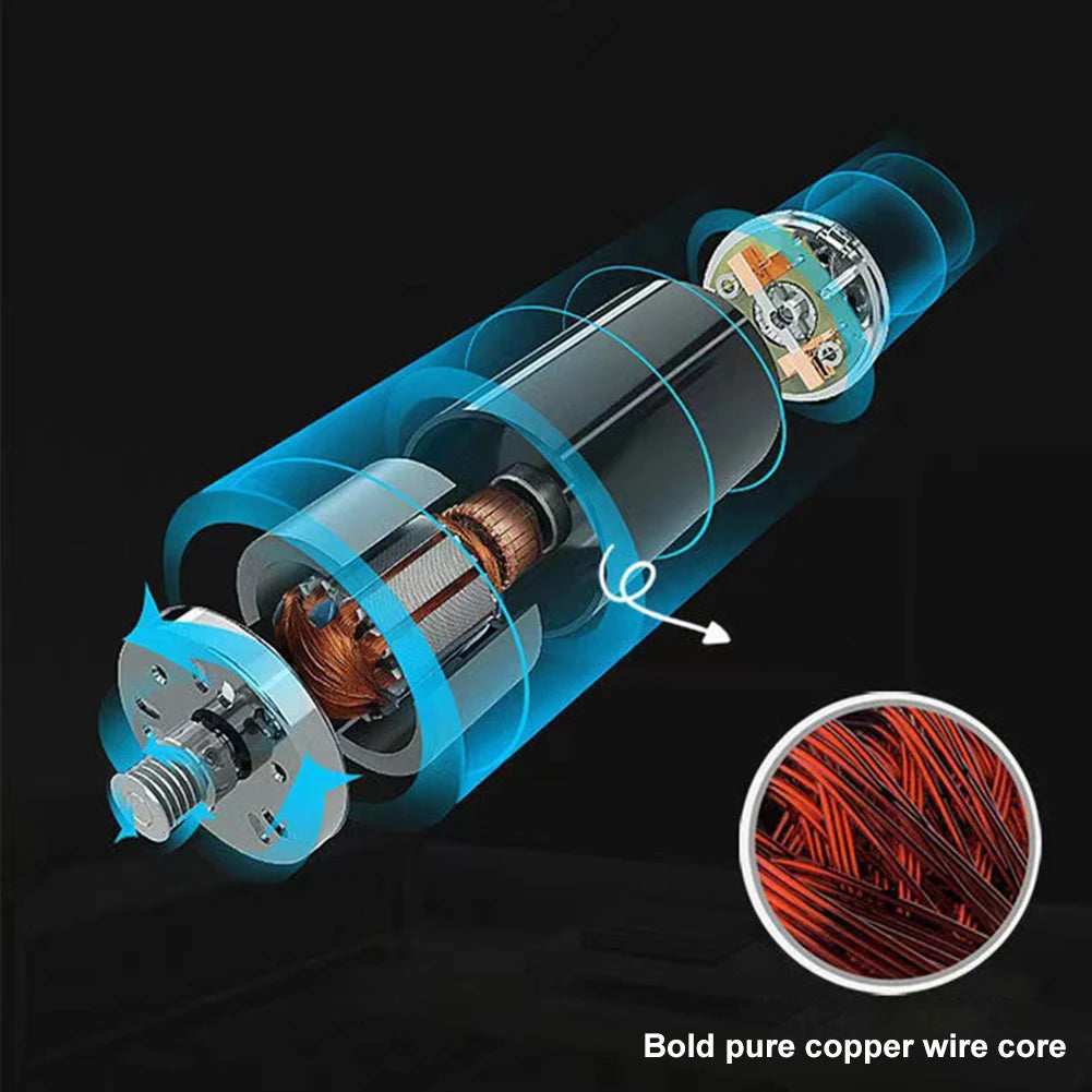 12V 150Psi Mini Air Compressor Dual Cylinder Heavy Duty Tire Inflator With Led Light Car Electric Air Pump Auto Inflatable Pump product image showing features or usage