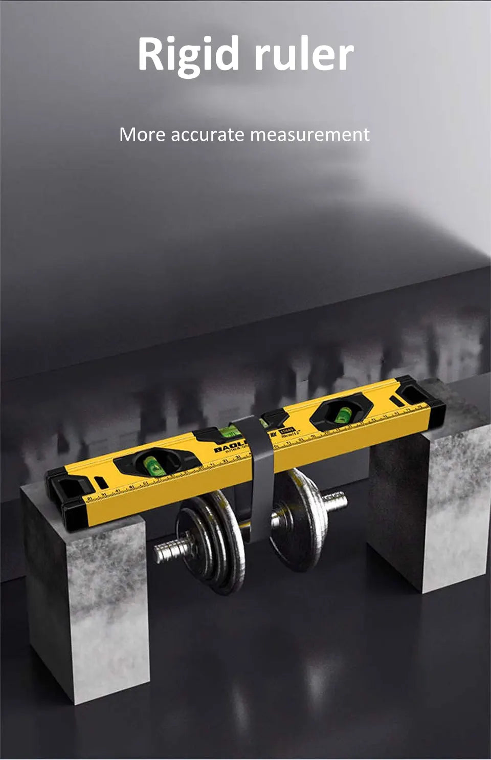 SmartGearPros 3-in-1 Magnetic Spirit Level – 0°/45°/90° Angle Tool with Precision Bubble Vials