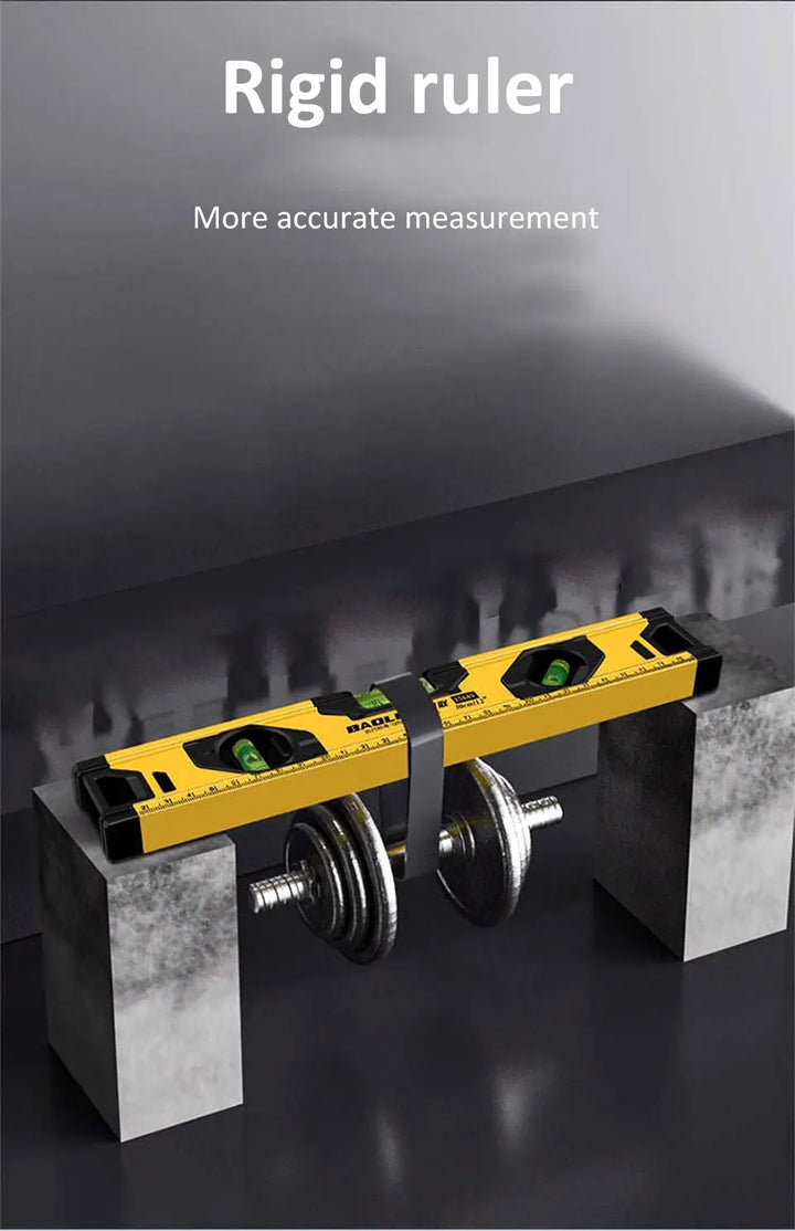 SmartGearPros 3-in-1 Magnetic Spirit Level – 0°/45°/90° Angle Tool with Precision Bubble Vials