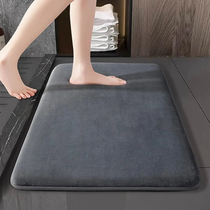 SmartGearPros SmartGearPros Super Absorbent Bath Mat – Non-Slip Coral Velvet Water-Absorbing Rug for Safety & Comfort in Kitchens Bathrooms & Homes