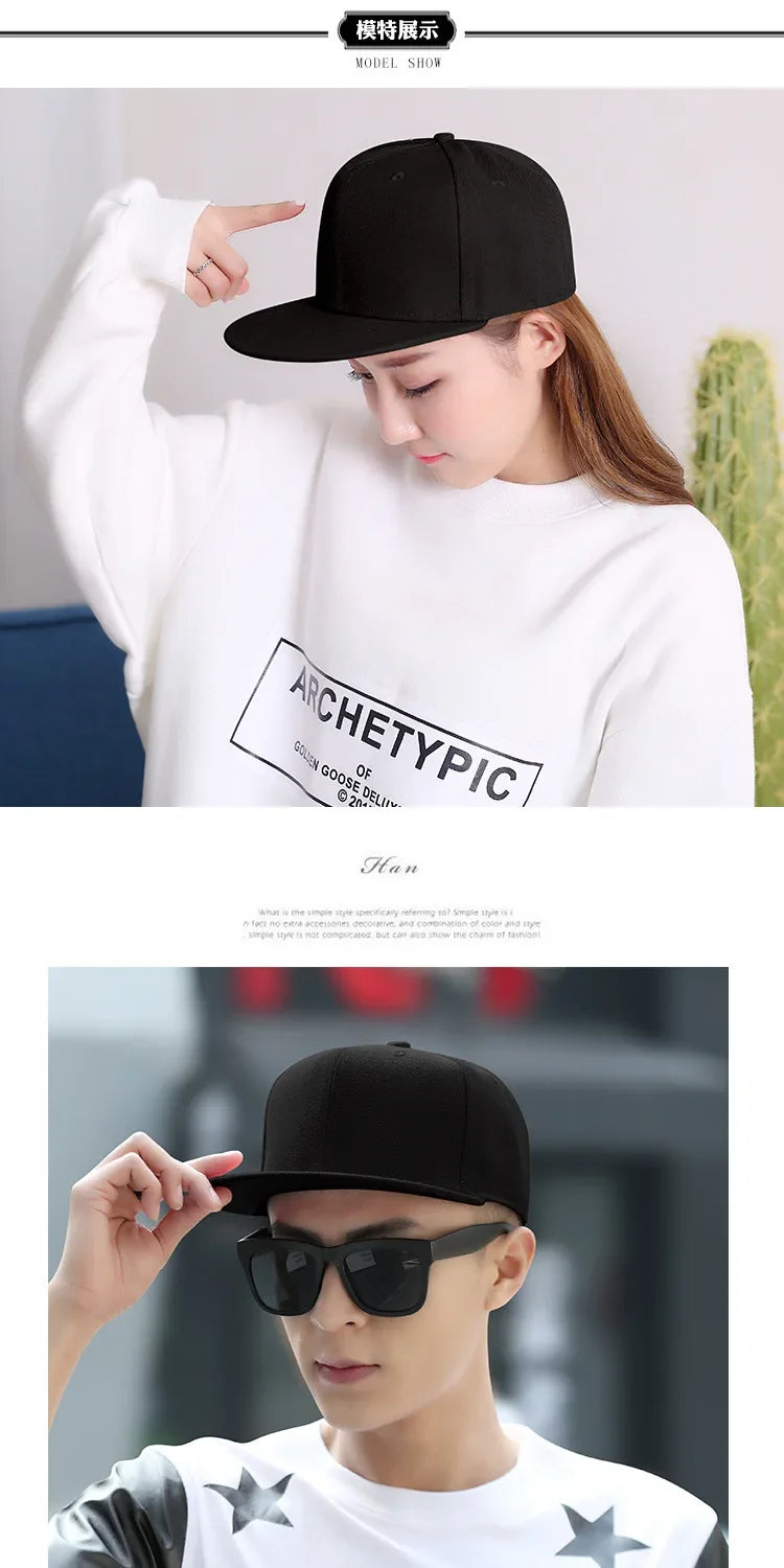 Big Bone Man Plus Size 64Cm Baseball Caps Adult Flat Peak Hip Hop Fitted Hat Men Women Large Size Snapback Cap Size 60Cm 62Cm product image showing features or usage