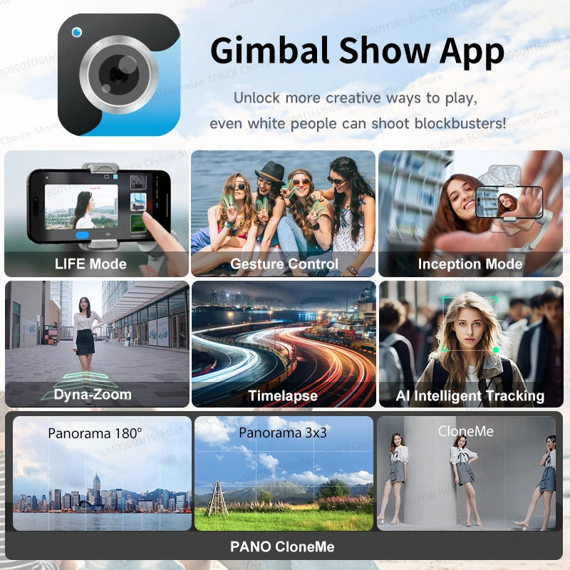 SmartGearPros 3-Axis Smartphone Gimbal – TOKQI M01 Handheld Stabilizer with Anti-Shake Tech & Add-On Options
