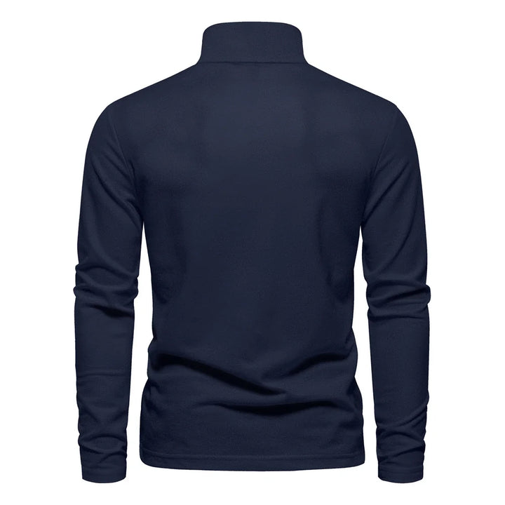 SmartGearPros SmartGearPros Men’s Embroidered Polo Shirt – Long Sleeve Business Casual Fashion