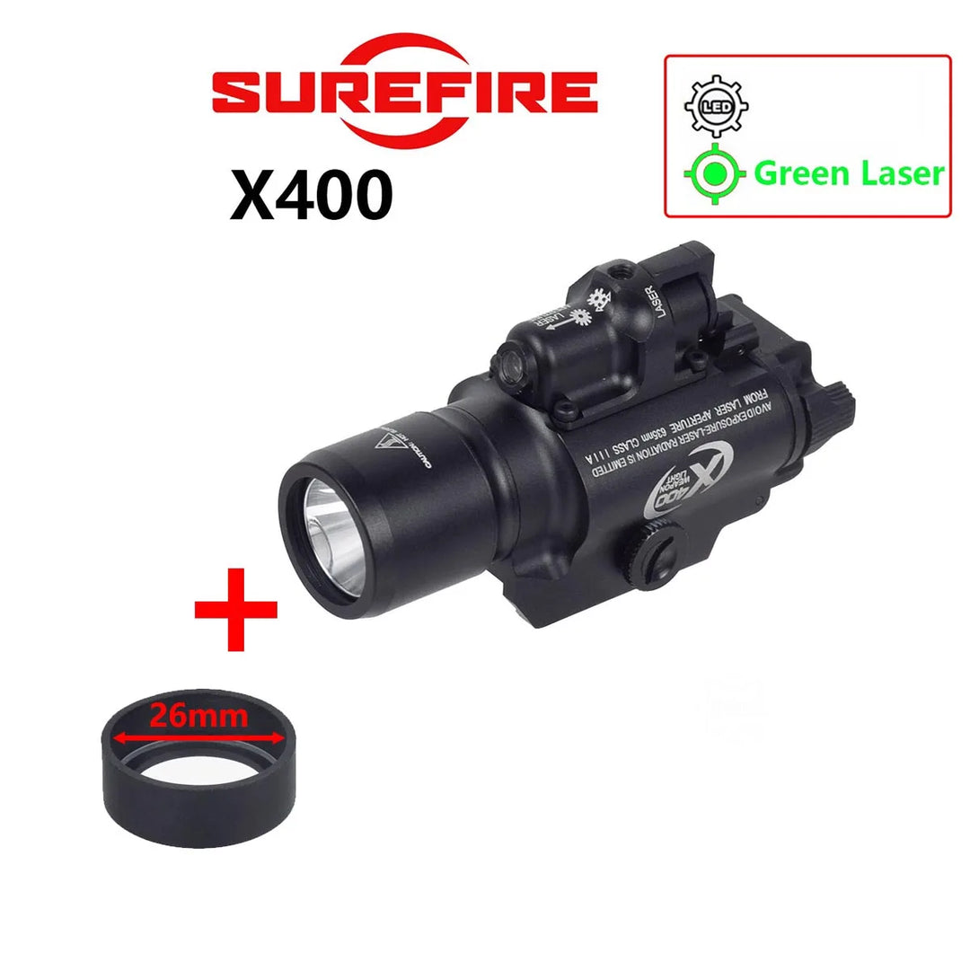 SmartGearPros Tactical SureFire M600 Weapons Flashlight - Hunting Scout Torch for AR15 Rifle