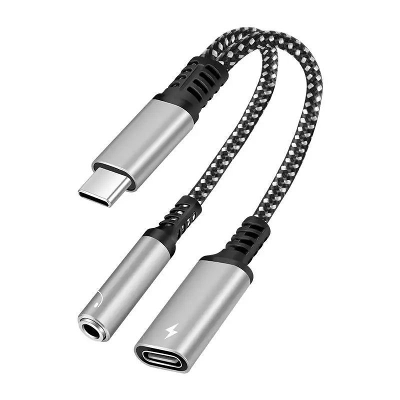 SmartGearPros USB-C to 3.5mm Adapter – 2-in-1 Audio + Charging Converter for Type-C Devices