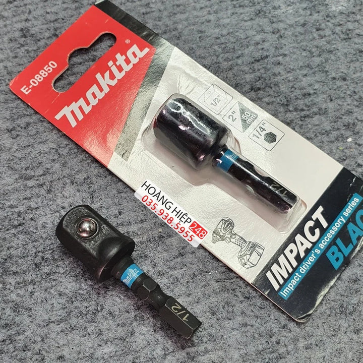 Makita E-08850 Impact Socket Adaptor – 1/2" Drive to 1/4" Hex Shank