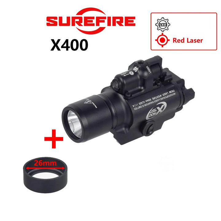 SmartGearPros Tactical SureFire M600 Weapons Flashlight - Hunting Scout Torch for AR15 Rifle